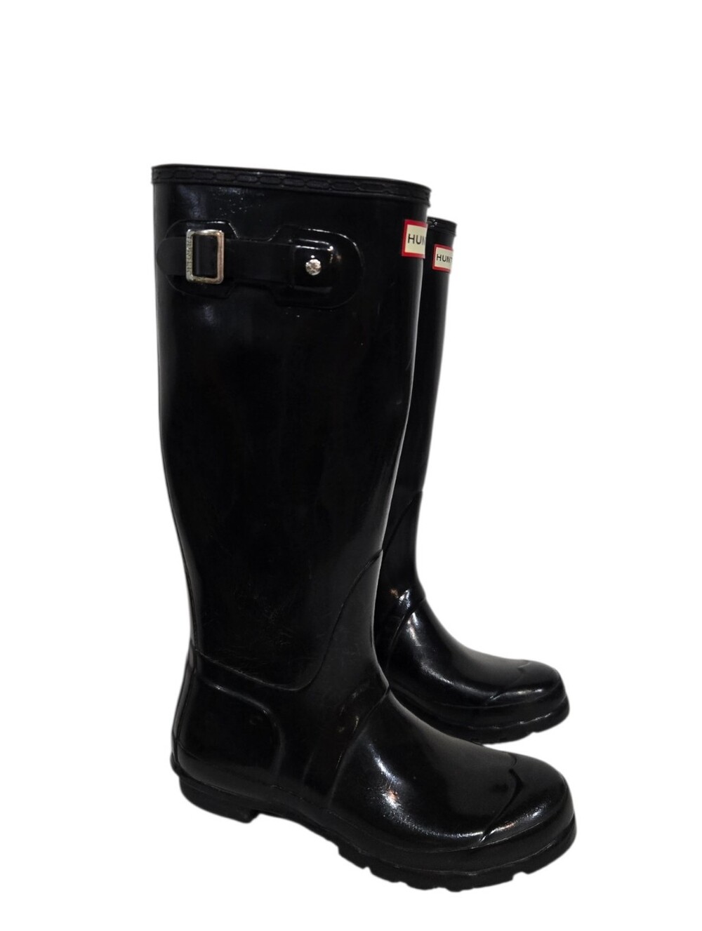 Hunter Black Gloss Tall Boots
